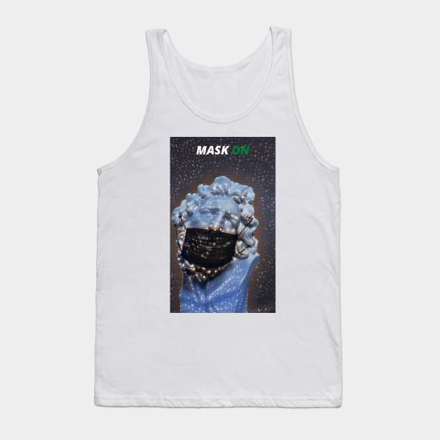 LE MASK. (SPACE) Tank Top by Yanzo